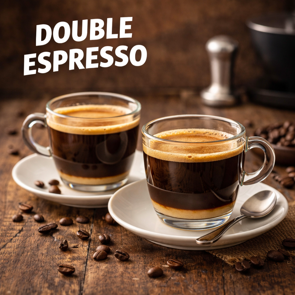 Double Espresso kopi kuat